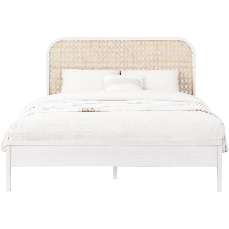 Meridian Siena White Ash Wood Full Bed (3 Boxes) IMAGE 3
