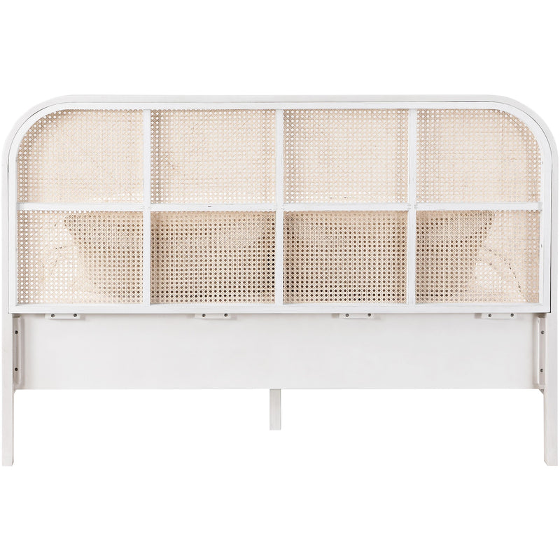 Meridian Siena White Ash Wood King Bed (3 Boxes) IMAGE 5