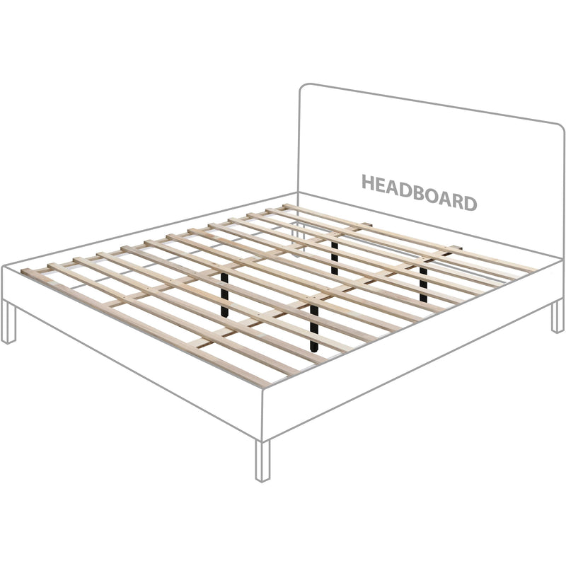 Meridian Siena White Ash Wood King Bed (3 Boxes) IMAGE 7