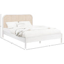 Meridian Siena White Ash Wood King Bed (3 Boxes) IMAGE 8