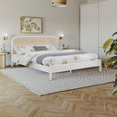 Meridian Siena White Ash Wood Queen Bed (3 Boxes) IMAGE 2