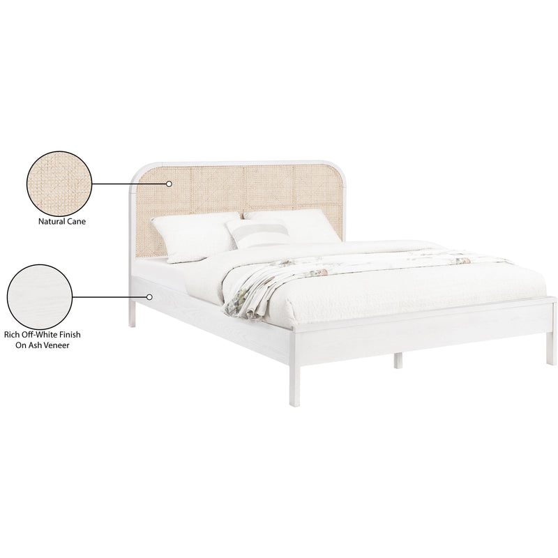 Meridian Siena White Ash Wood Queen Bed (3 Boxes) IMAGE 9