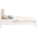 Meridian Siena White Ash Wood Twin Bed (3 Boxes) IMAGE 4