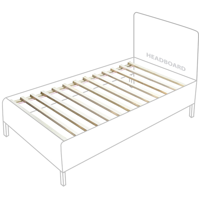 Meridian Siena White Ash Wood Twin Bed (3 Boxes) IMAGE 7