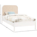 Meridian Siena White Ash Wood Twin Bed (3 Boxes) IMAGE 8
