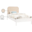 Meridian Siena White Ash Wood Twin Bed (3 Boxes) IMAGE 9