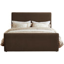 Meridian Sloan Brown Velvet King Bed (3 Boxes) IMAGE 3
