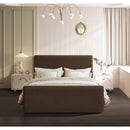 Meridian Sloan Brown Velvet King Bed (3 Boxes) IMAGE 4
