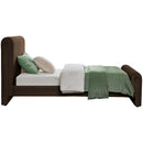 Meridian Sloan Brown Velvet Twin Bed (3 Boxes) IMAGE 5