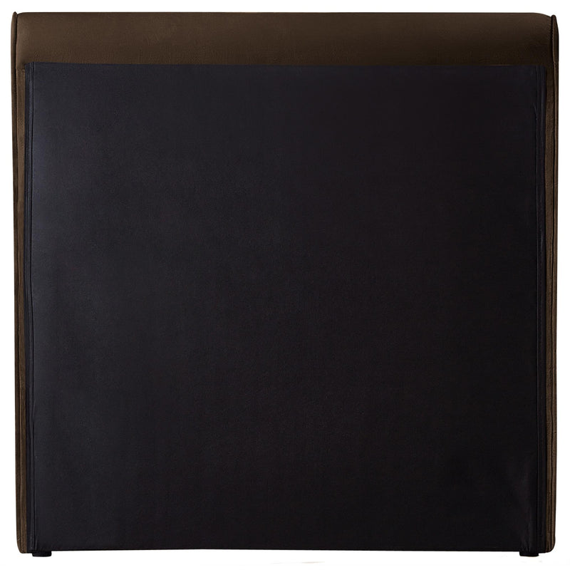 Meridian Sloan Brown Velvet Twin Bed (3 Boxes) IMAGE 6