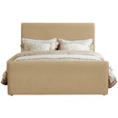 Meridian Sloan Camel Velvet Full Bed (3 Boxes) IMAGE 3