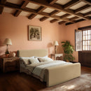 Meridian Sloan Camel Velvet Queen Bed (3 Boxes) IMAGE 2