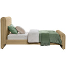 Meridian Sloan Camel Velvet Twin Bed (3 Boxes) IMAGE 5