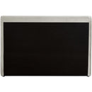 Meridian Sloan Cream Velvet Full Bed (3 Boxes) IMAGE 6