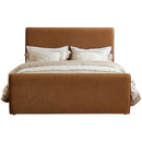 Meridian Sloan Saddle Velvet Queen Bed (3 Boxes) IMAGE 3