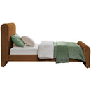 Meridian Sloan Saddle Velvet Twin Bed (3 Boxes) IMAGE 5