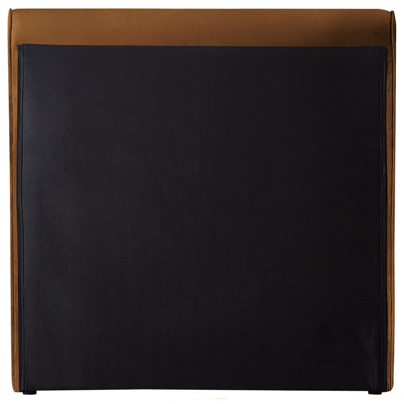Meridian Sloan Saddle Velvet Twin Bed (3 Boxes) IMAGE 6