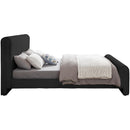 Meridian Stylus Black Boucle Fabric King Bed (3 Boxes) IMAGE 5