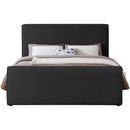 Meridian Stylus Black Boucle Fabric Queen Bed (3 Boxes) IMAGE 3