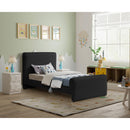 Meridian Stylus Black Boucle Fabric Twin Bed (3 Boxes) IMAGE 2
