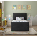 Meridian Stylus Black Boucle Fabric Twin Bed (3 Boxes) IMAGE 4
