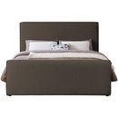 Meridian Stylus Brown Boucle Fabric Full Bed (3 Boxes) IMAGE 3