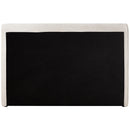 Meridian Stylus Cream Boucle Fabric Queen Bed (3 Boxes) IMAGE 6