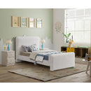 Meridian Stylus Cream Boucle Fabric Twin Bed (3 Boxes) IMAGE 2