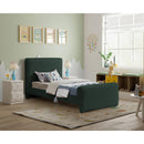 Meridian Stylus Green Boucle Fabric Twin Bed (3 Boxes) IMAGE 2