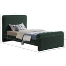 Meridian Stylus Green Boucle Fabric Twin Bed (3 Boxes) IMAGE 8