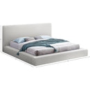 Meridian Terra Cream Boucle Fabric Queen Bed IMAGE 8
