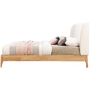 Meridian Ventura Cream Polyester Fabric King Bed IMAGE 3