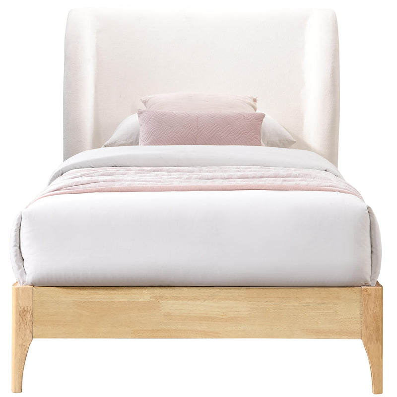 Meridian Ventura Cream Polyester Fabric Twin Bed IMAGE 3