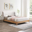 Meridian Ventura Grey Polyester Fabric King Bed IMAGE 2