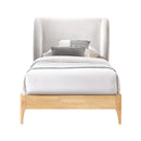 Meridian Ventura Grey Polyester Fabric Twin Bed IMAGE 3