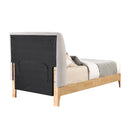 Meridian Ventura Grey Polyester Fabric Twin Bed IMAGE 5