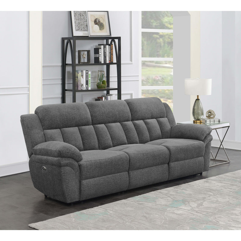 Coaster Furniture Bahrain Power Reclining Fabric Sofa 609541P IMAGE 1