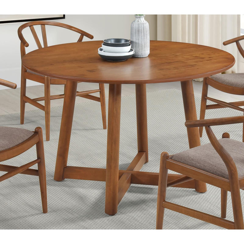 Coaster Furniture Round Dinah Dining Table 108471 IMAGE 2