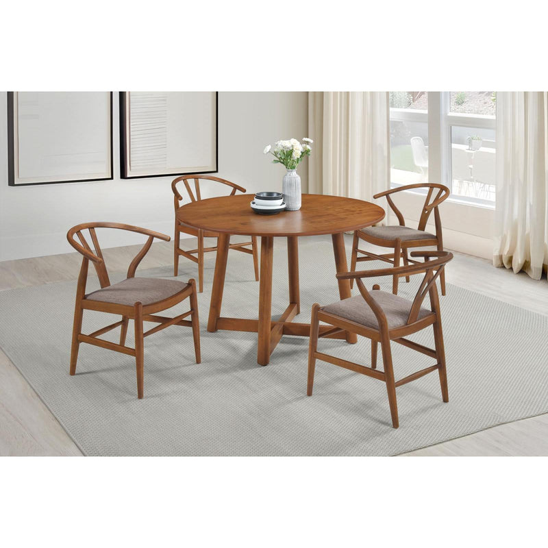 Coaster Furniture Round Dinah Dining Table 108471 IMAGE 5