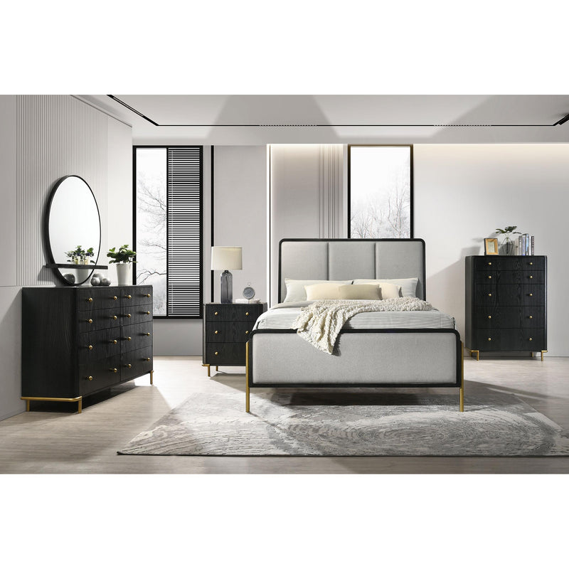 Coaster Furniture Arini King Upholstered Panel Bed 224331KE IMAGE 5