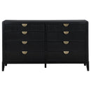  Coaster Furniture Brookmead 224713 8-Drawer Dresser - Black IMAGE 3
