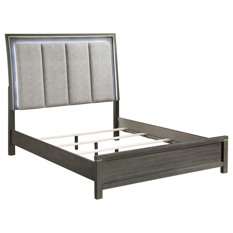 Coaster Furniture Kieran Queen Upholstered Panel Bed 224741Q IMAGE 1