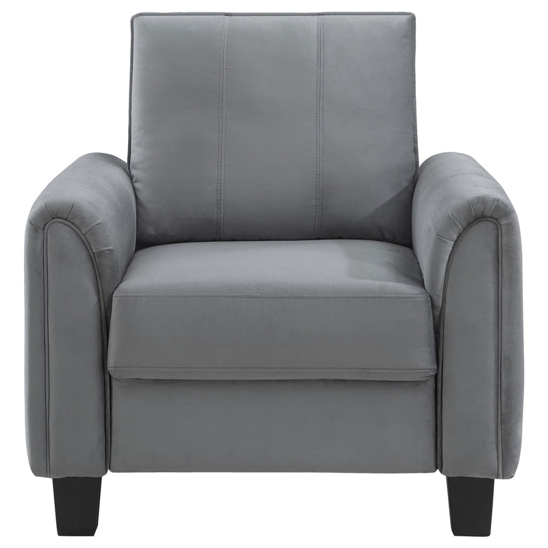 Coaster Furniture Davis Stationary Fabric Chair 509636 IMAGE 3