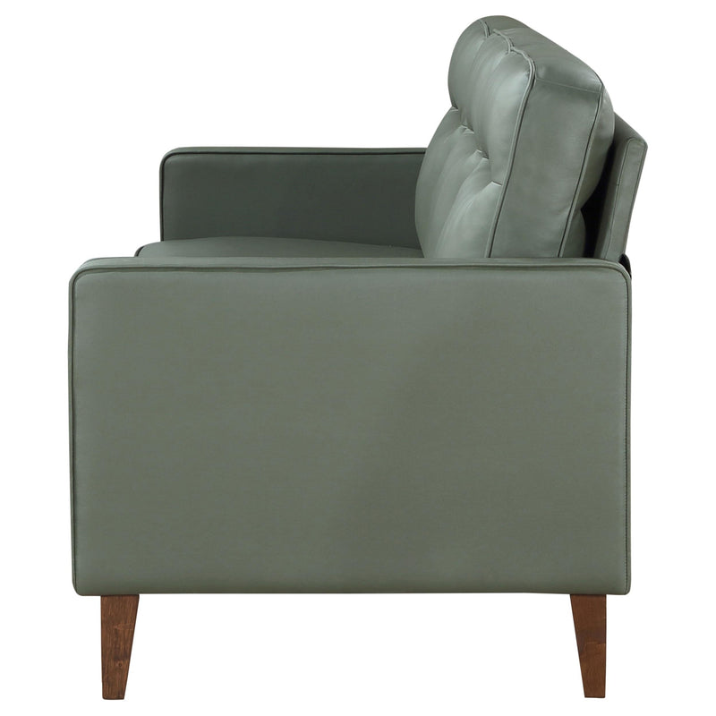 Coaster Furniture Jonah Stationary Leatherette Sofa 509654 IMAGE 5