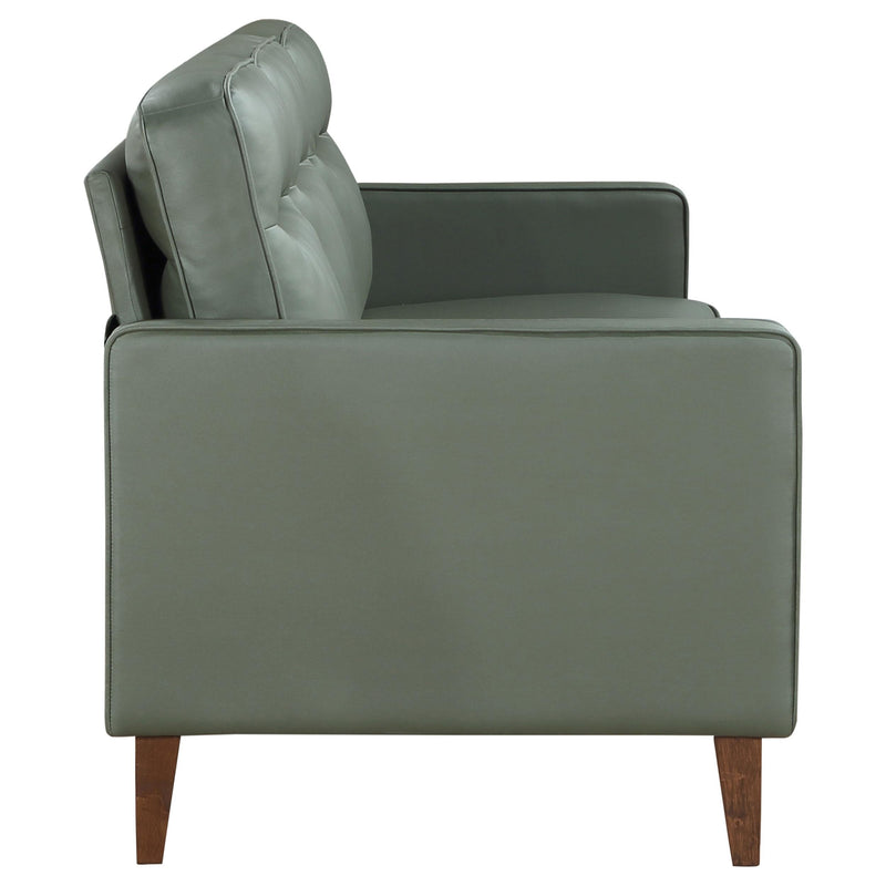 Coaster Furniture Jonah Stationary Leatherette Sofa 509654 IMAGE 8
