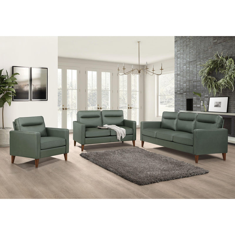 Coaster Furniture Jonah Stationary Leatherette Sofa 509654 IMAGE 9