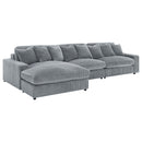  Coaster Furniture Blaine 509900-SET Upholstered Reversible Sectional Sofa - Fog IMAGE 6