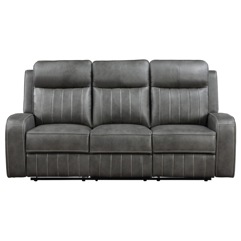 Coaster Furniture Raelynn Reclining Leatherette Sofa 603191 IMAGE 4