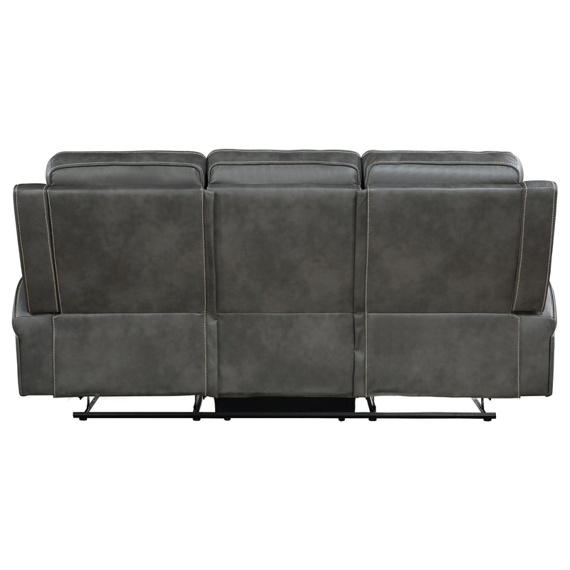 Coaster Furniture Raelynn Reclining Leatherette Sofa 603191 IMAGE 6