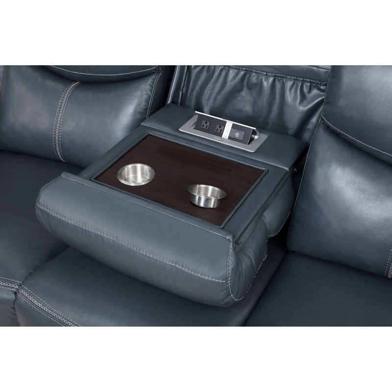 Coaster Furniture Sloane Reclining Leather Look Sofa 610271 IMAGE 10